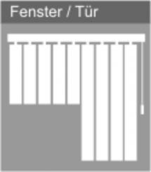 vertikallemelle Fenster Tür